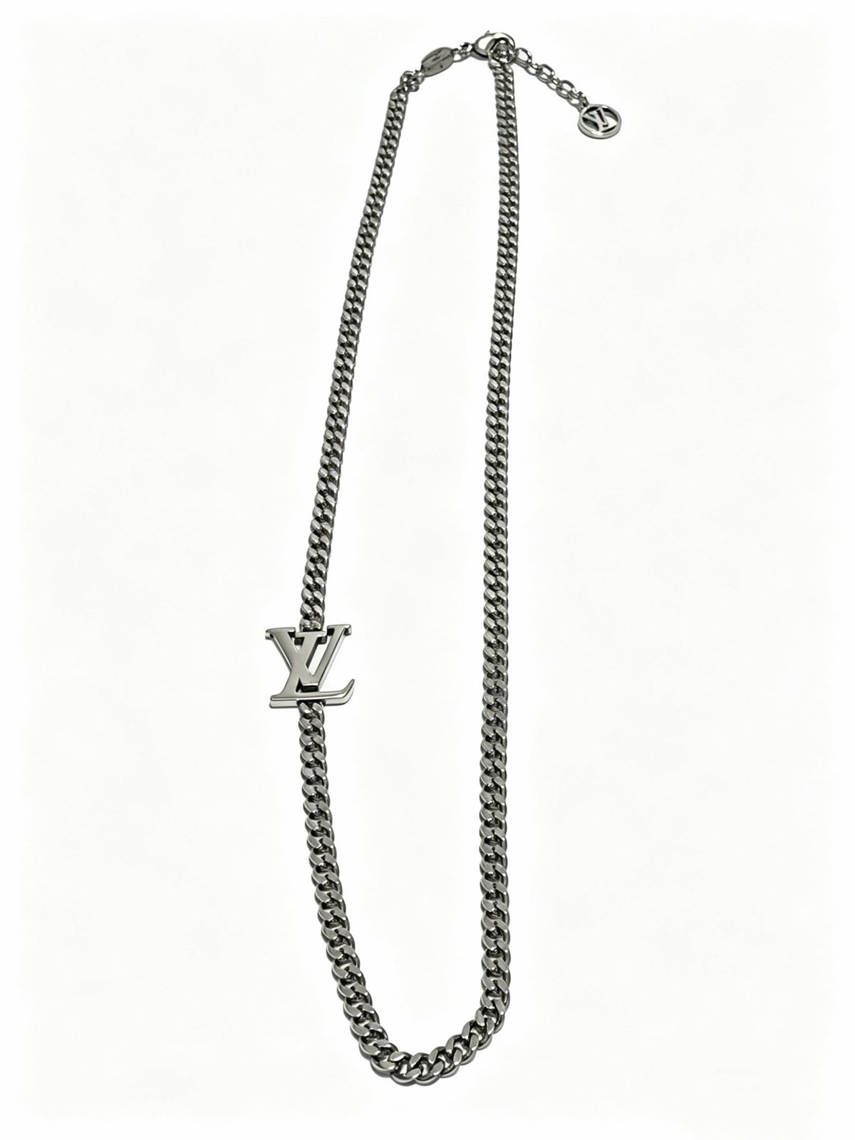 Martin Graham pendant necklace in polished metal-tone – main product view