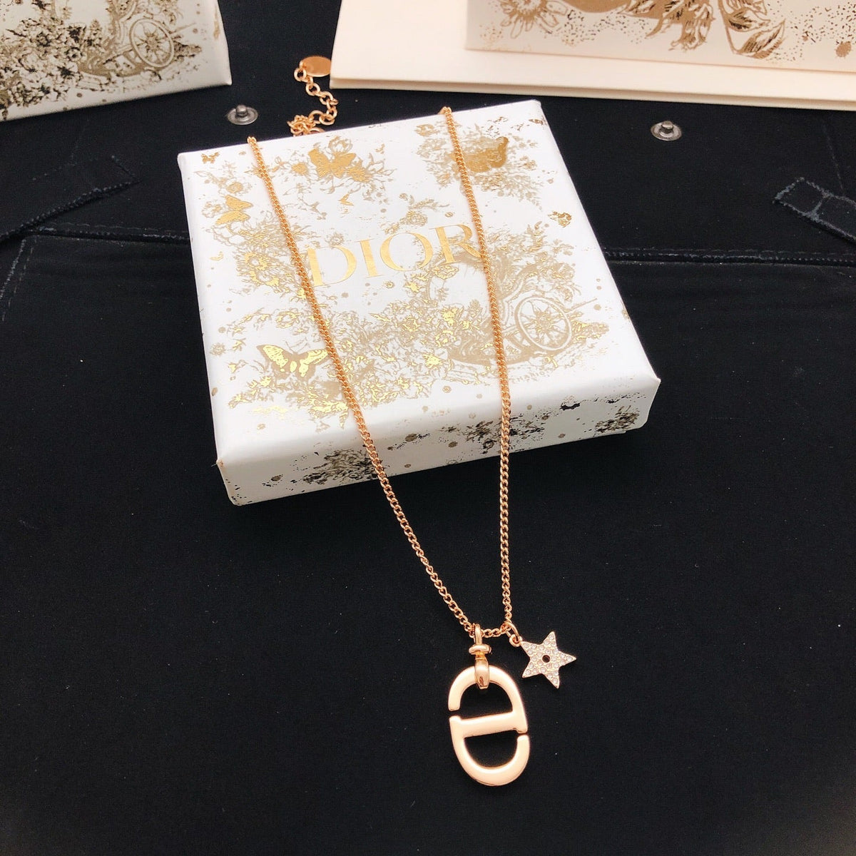 Martin Graham pendant necklace in polished metal-tone – main product view