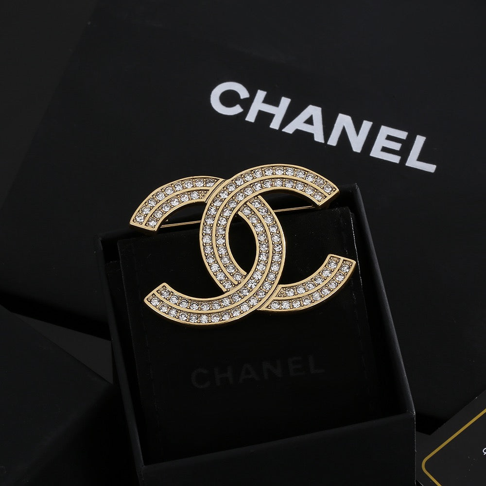 Martin Graham brooch in polished metal-tone – main product view
