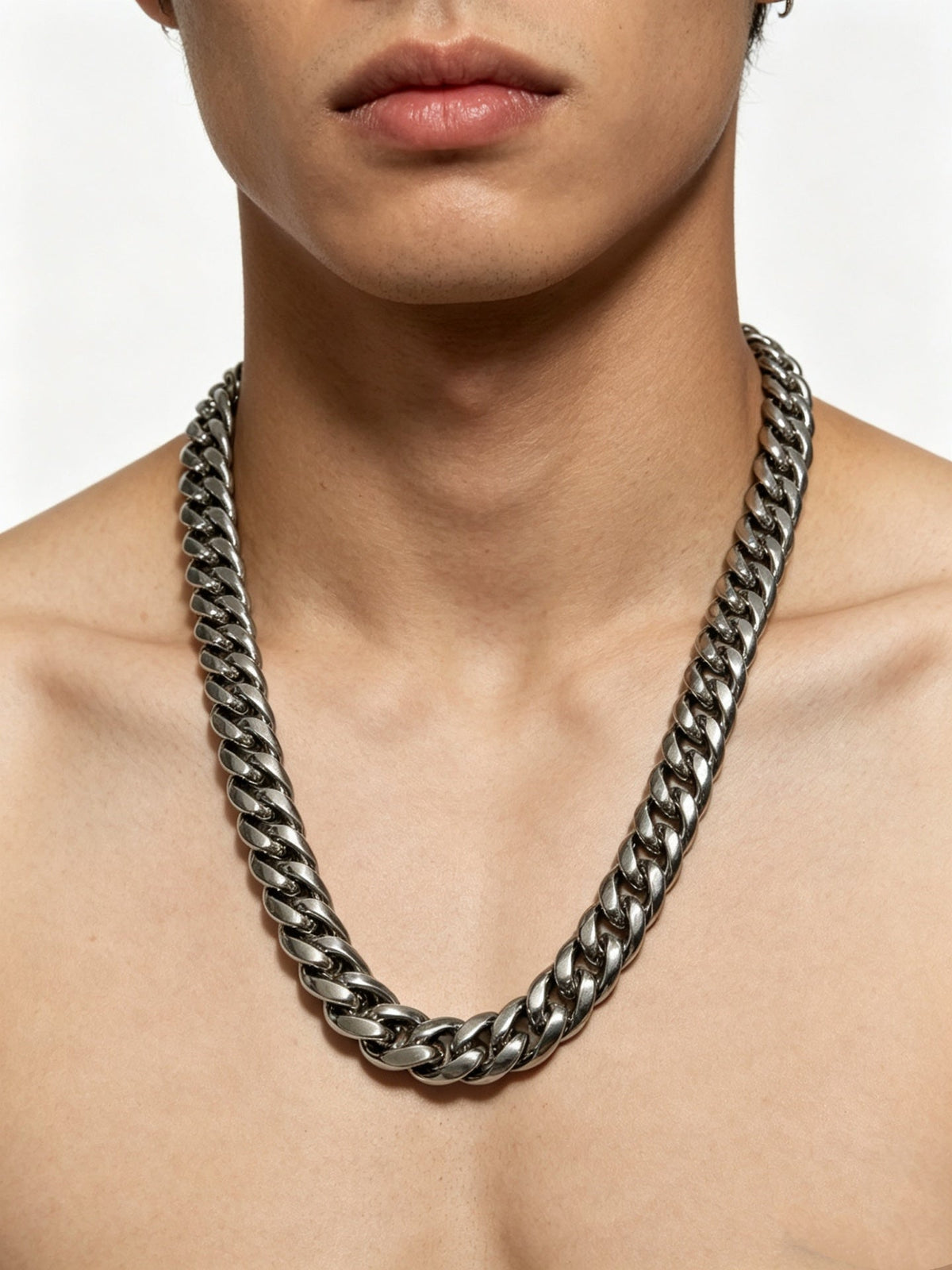 Martin Graham pendant necklace in polished metal-tone – main product view
