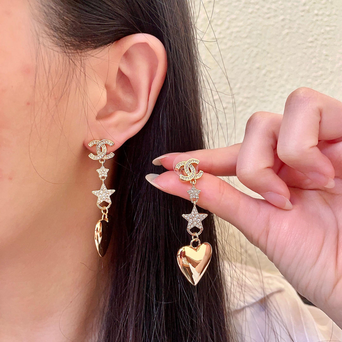 Martin Graham earrings in polished metal-tone – main product view