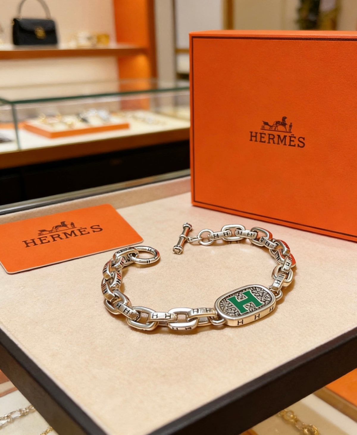 Martin Graham bracelet in polished metal-tone – main product view