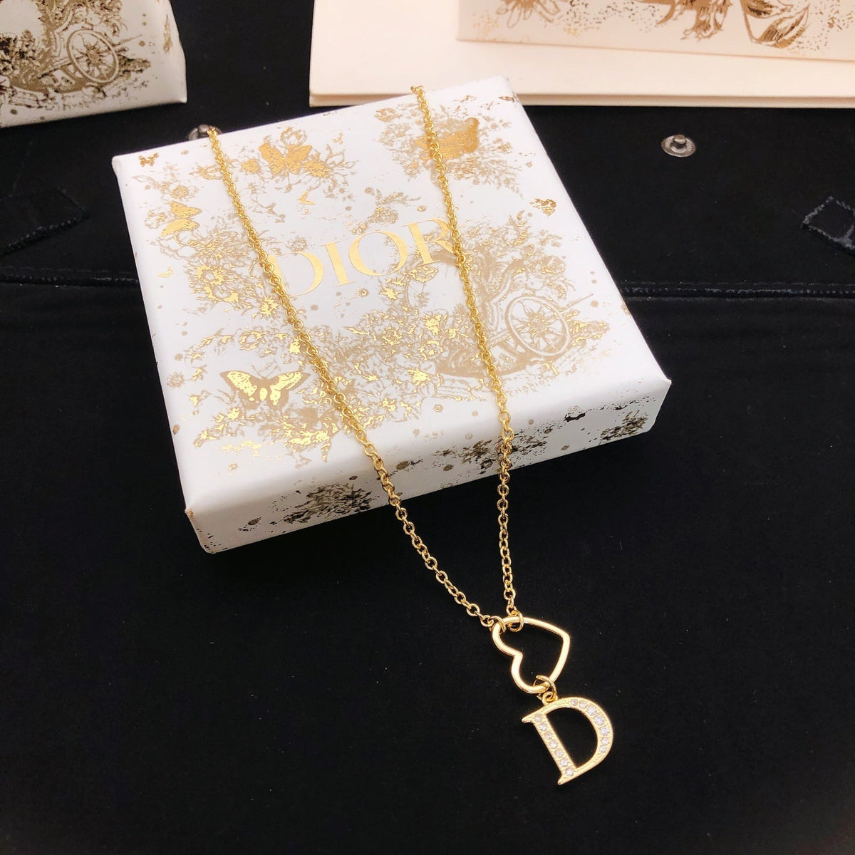 Martin Graham pendant necklace in polished metal-tone – main product view