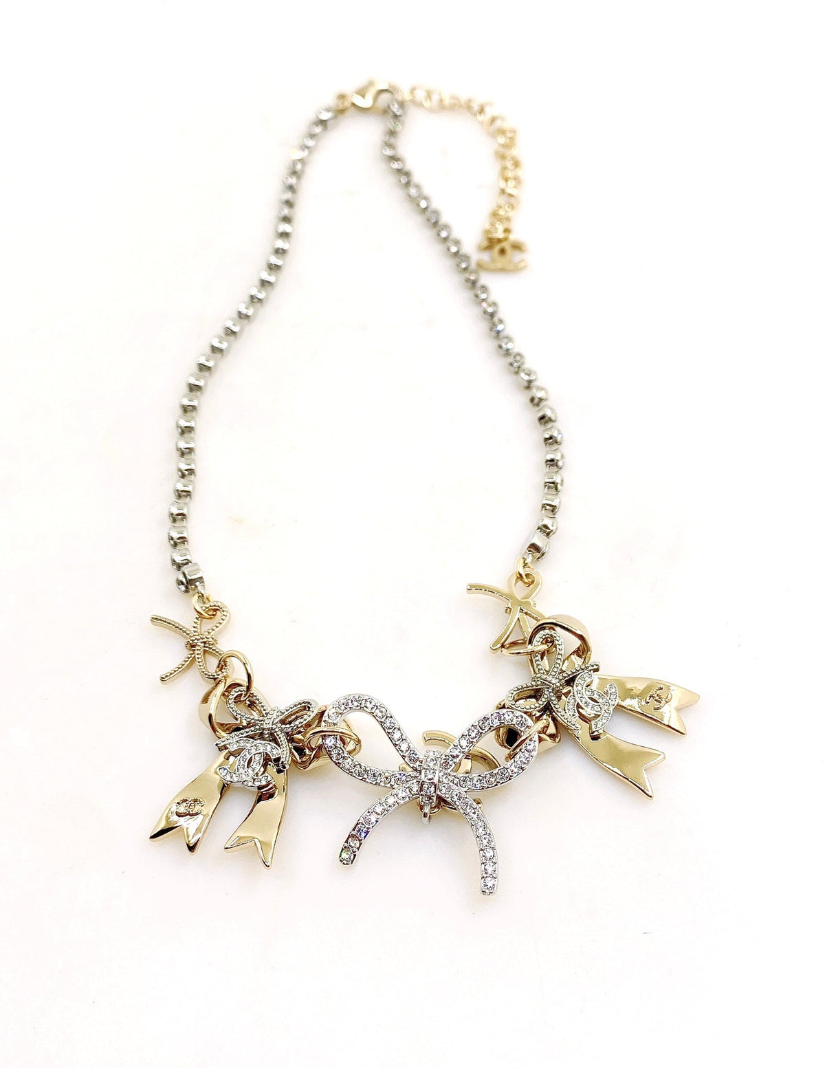 Martin Graham pendant necklace in polished metal-tone – main product view