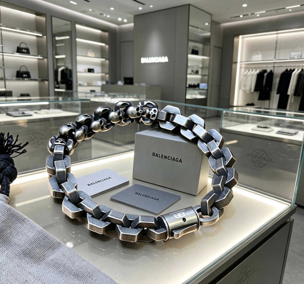 Martin Graham bracelet in polished metal-tone – main product view