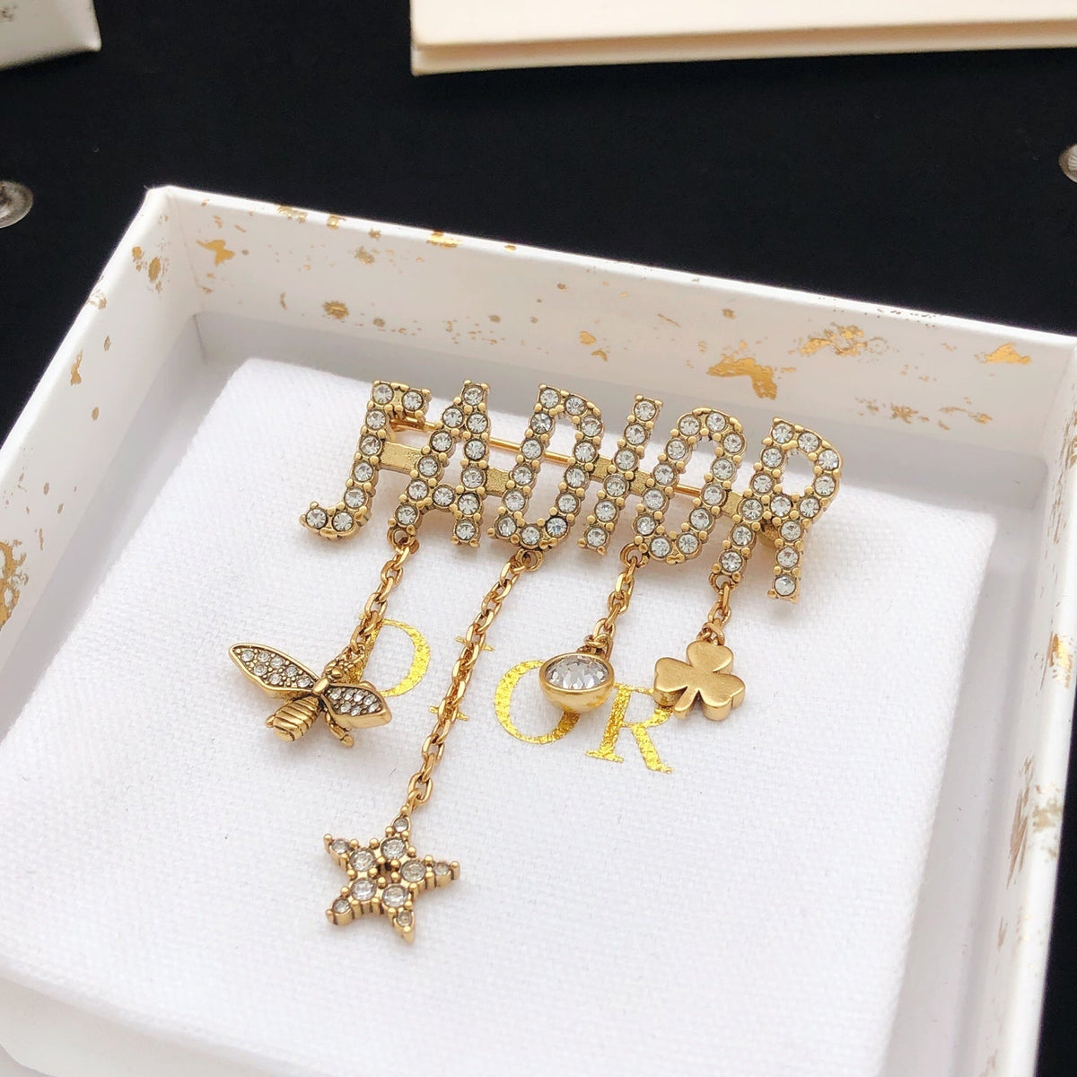 Martin Graham brooch in polished metal-tone – main product view