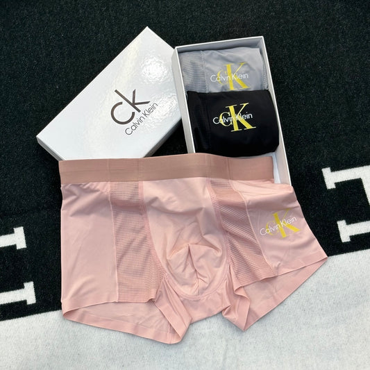 Calvin Klein Logo Men's Boxer Briefs - 3-Piece Box