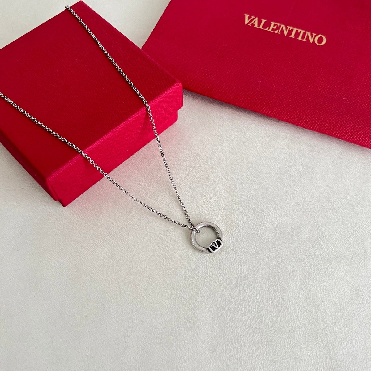 Martin Graham pendant necklace in polished metal-tone – main product view