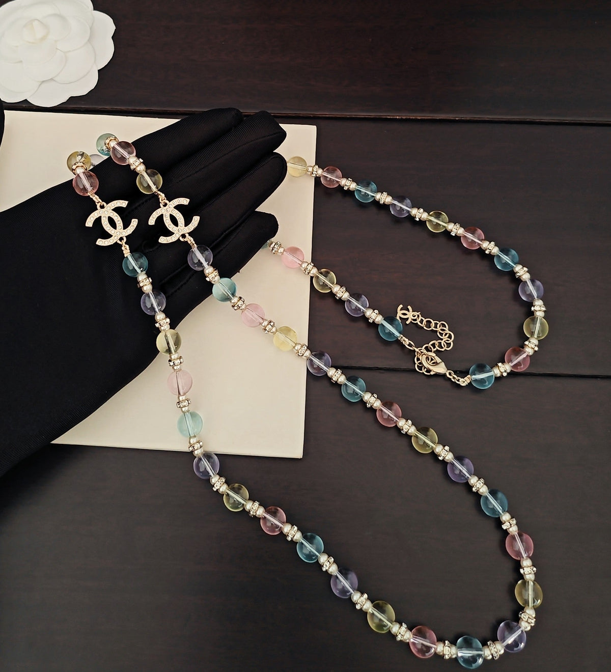 Martin Graham pendant necklace in polished metal-tone – main product view