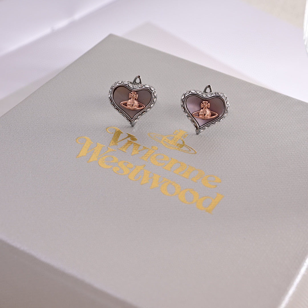 Martin Graham stud earrings in polished metal-tone – main product view