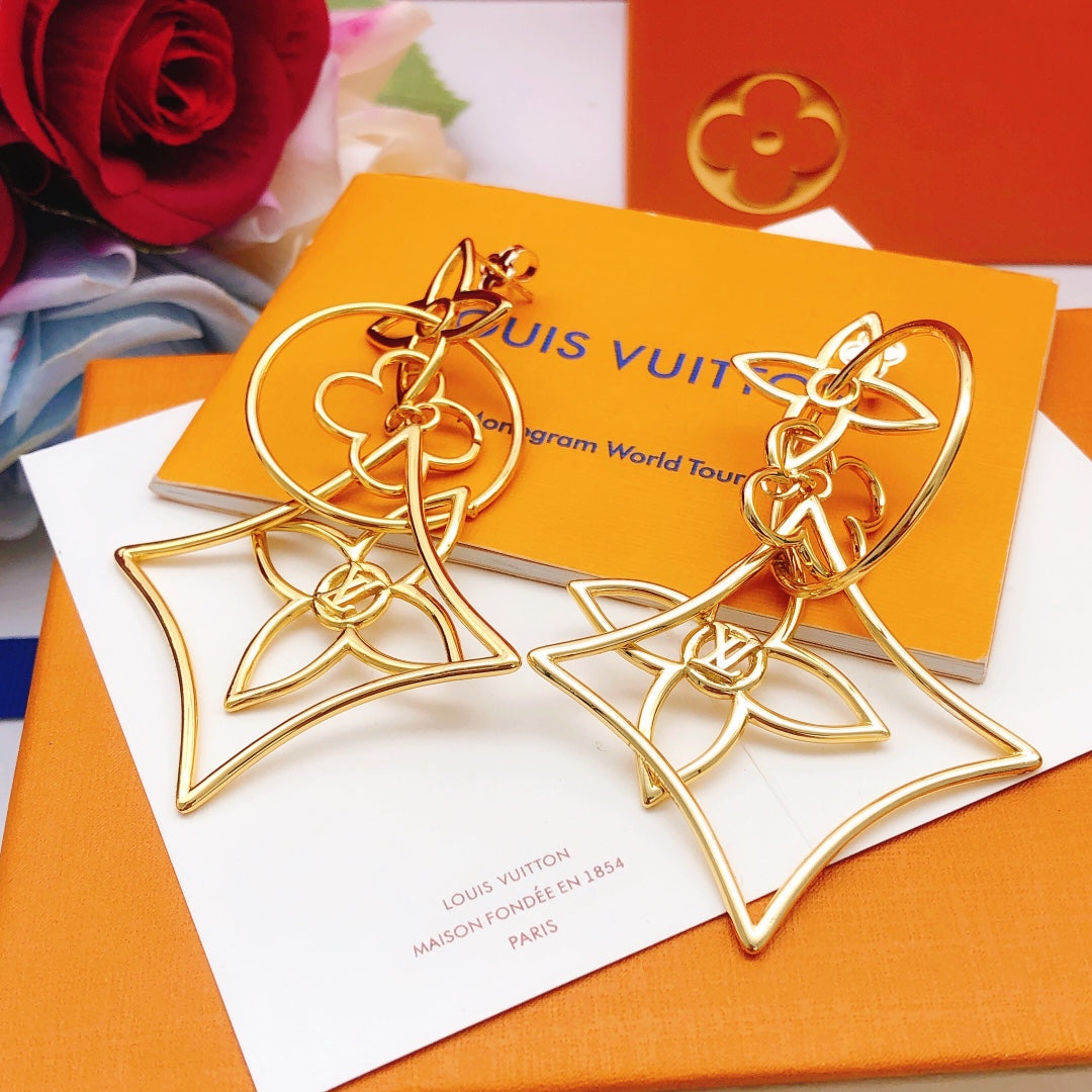 Martin Graham stud earrings in polished metal-tone – main product view
