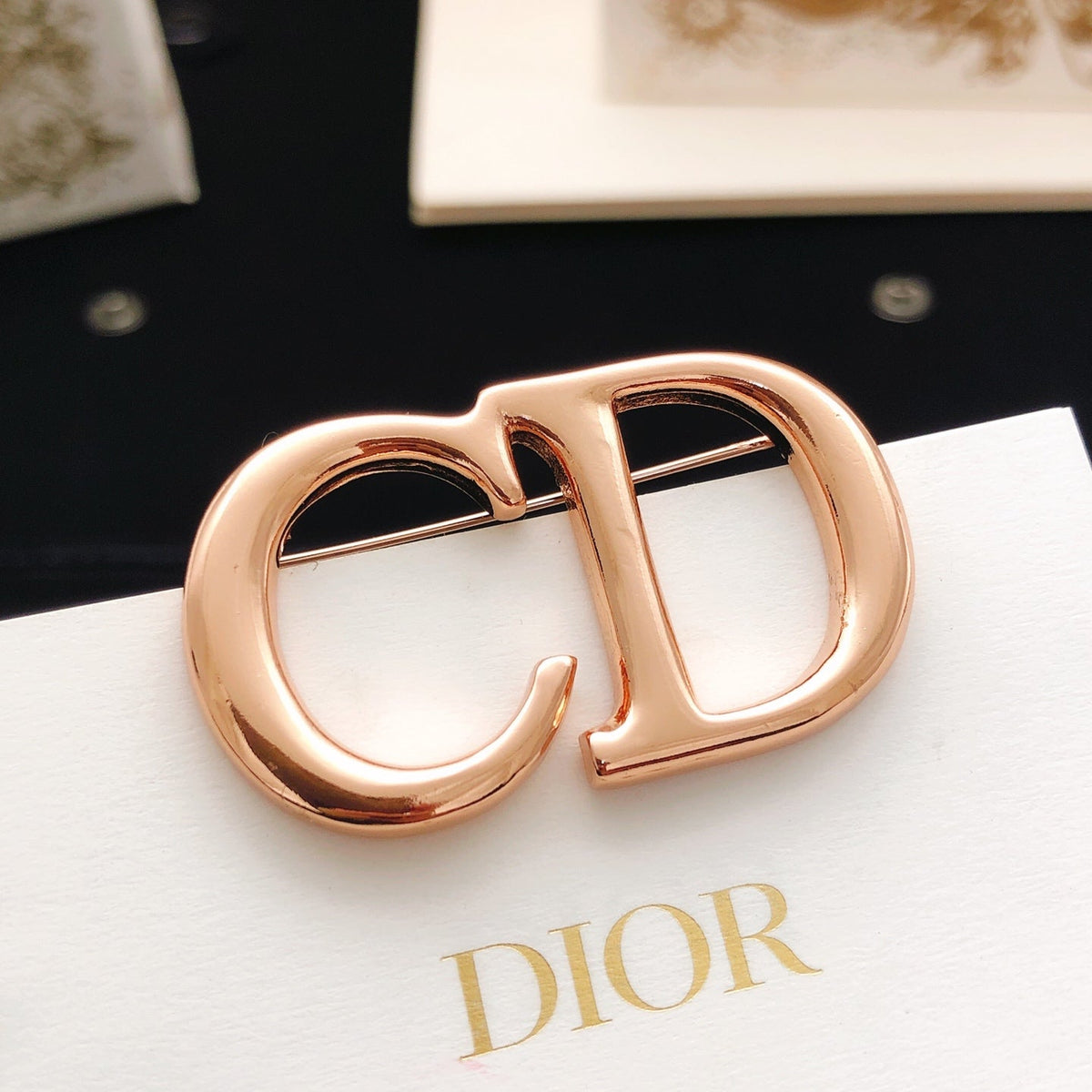 Martin Graham brooch in polished metal-tone – main product view