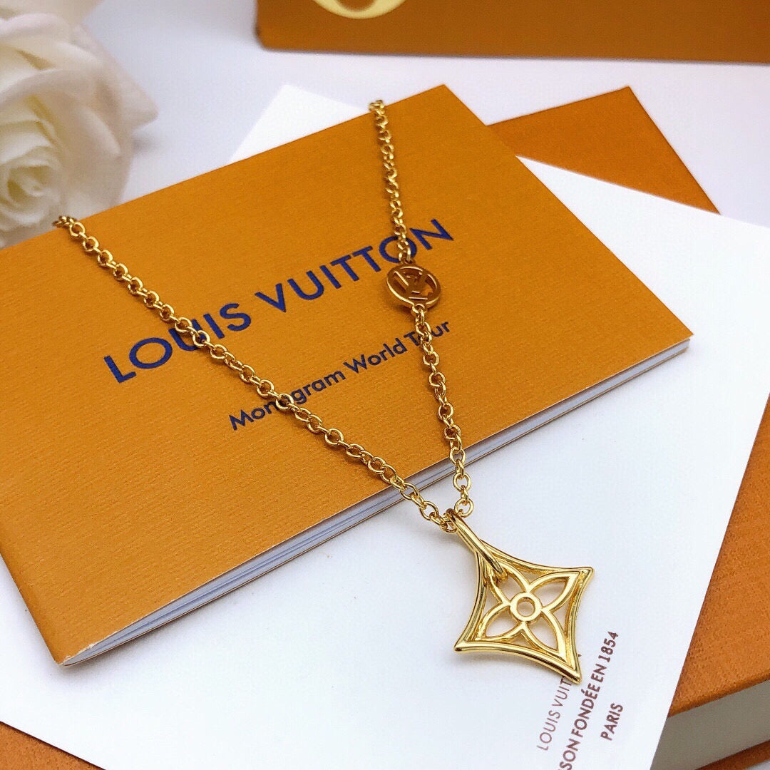 Martin Graham pendant necklace in polished metal-tone – main product view
