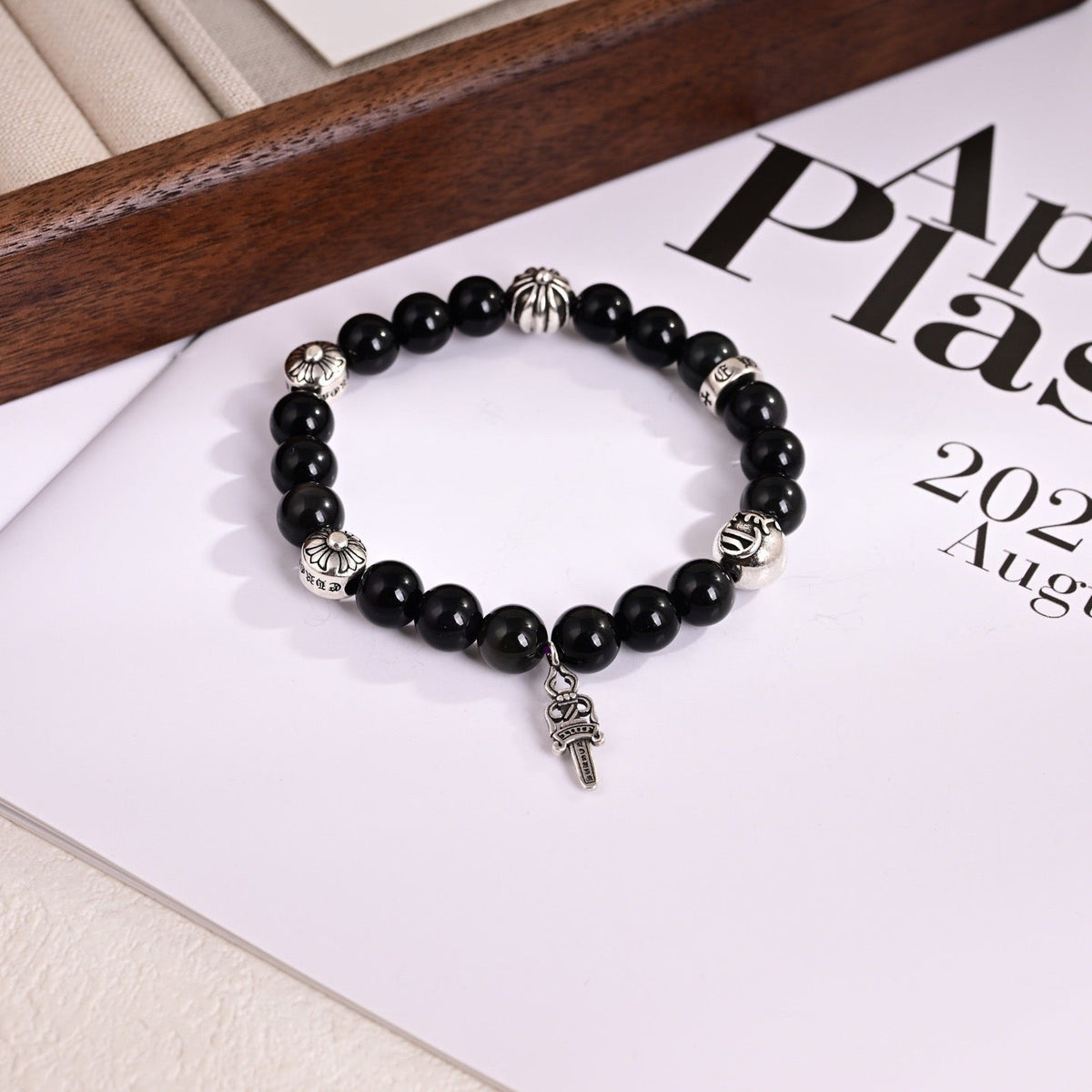 Martin Graham bracelet in polished metal-tone – main product view
