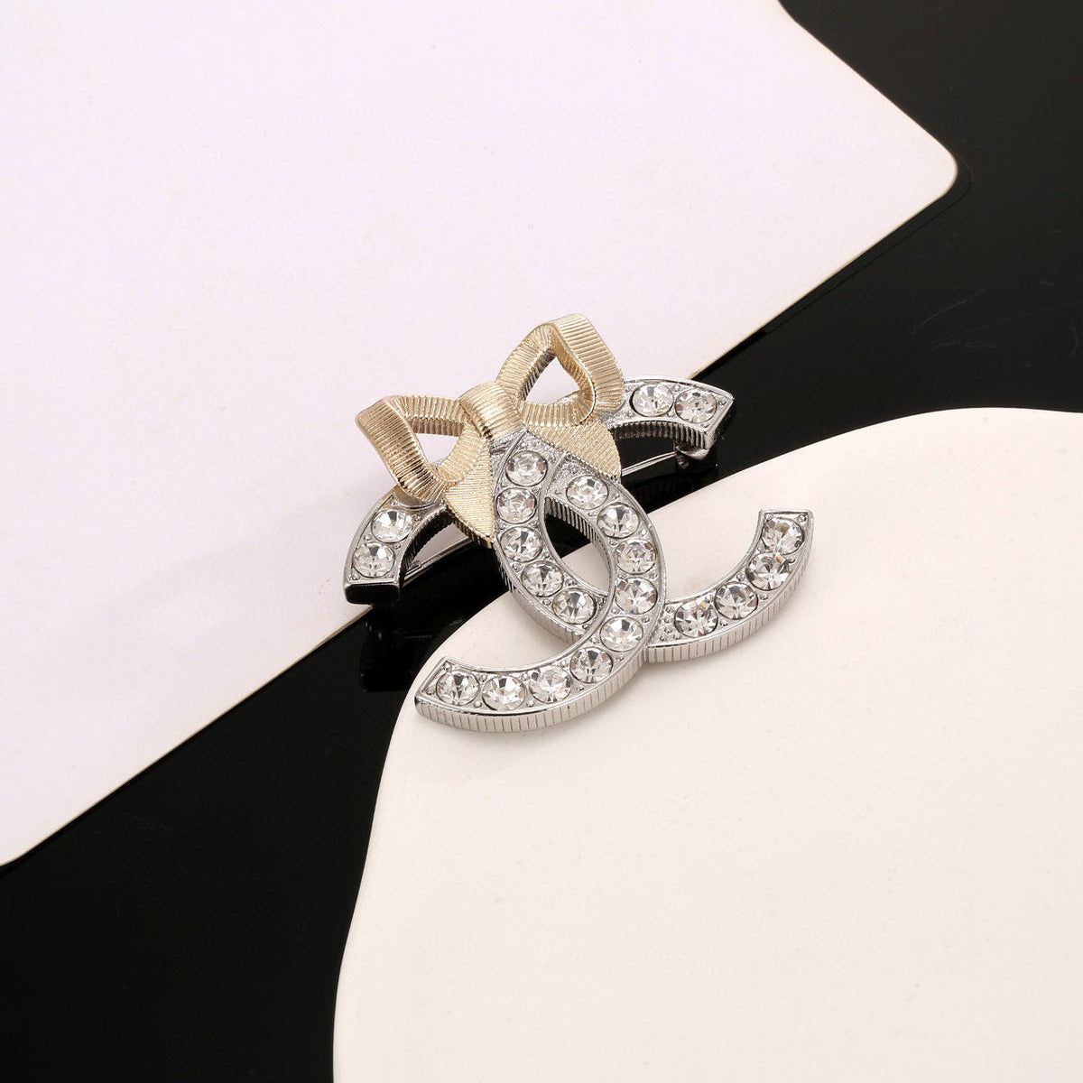 Martin Graham brooch in polished metal-tone – main product view