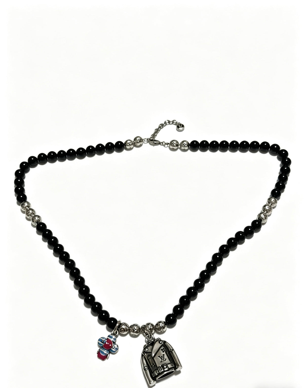 Martin Graham pendant necklace in polished metal-tone – main product view
