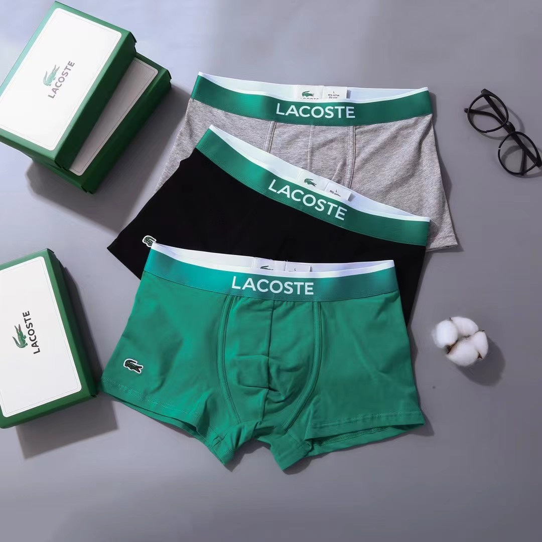 Lacoste Crocodile Details Men's Boxer Briefs