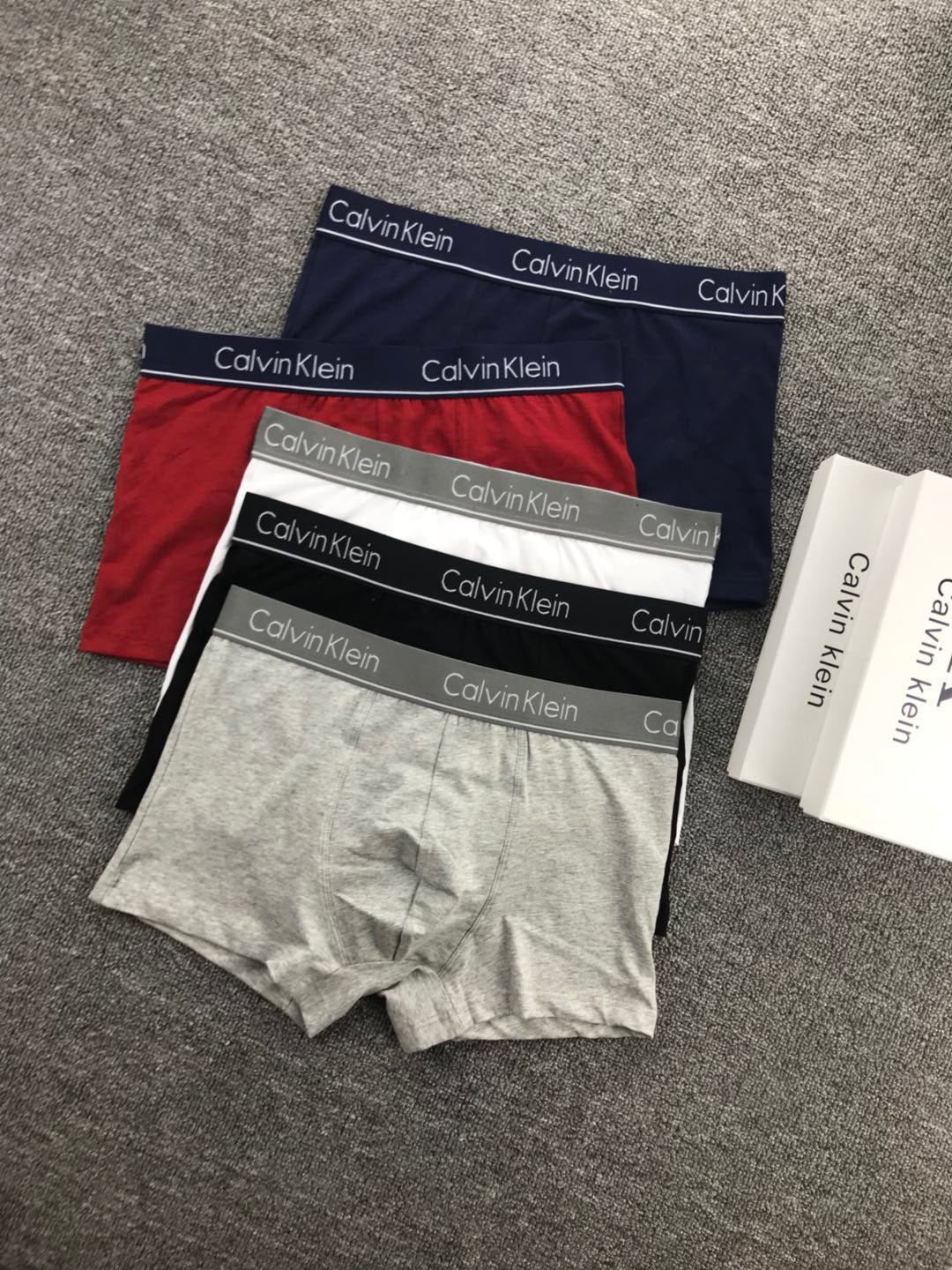 Calvin Klein Classic Logo Boxer Briefs - Box of 3