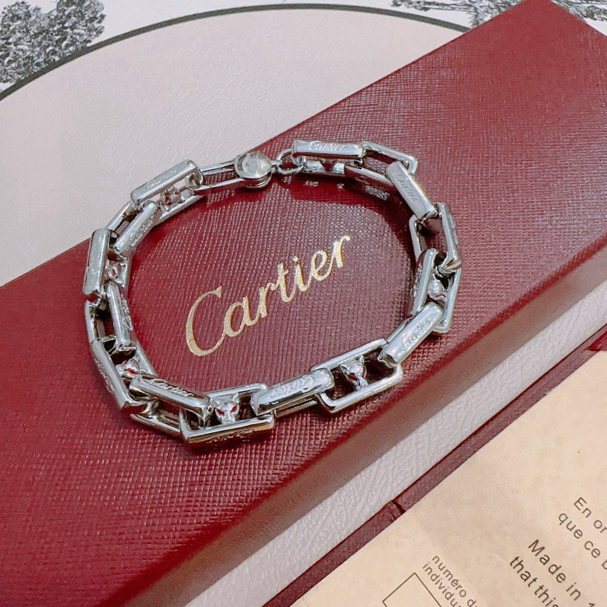 Martin Graham bracelet in polished metal-tone – main product view