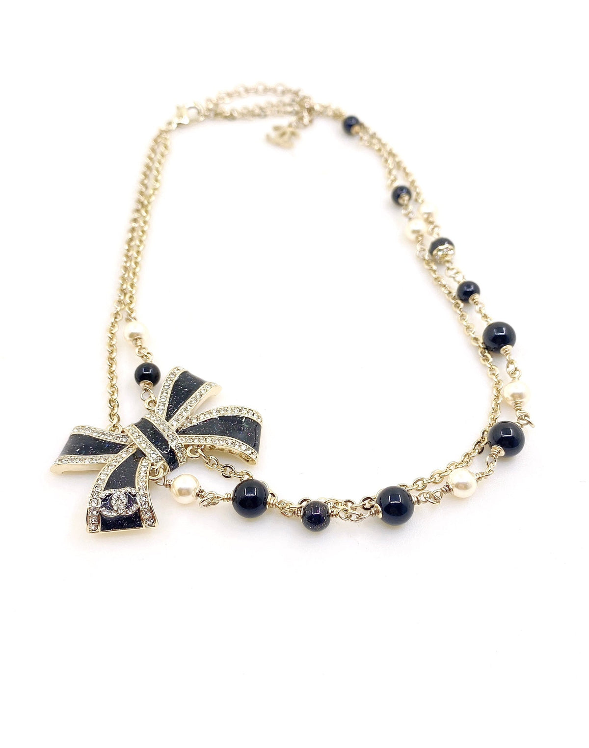 Martin Graham pendant necklace in polished metal-tone – main product view