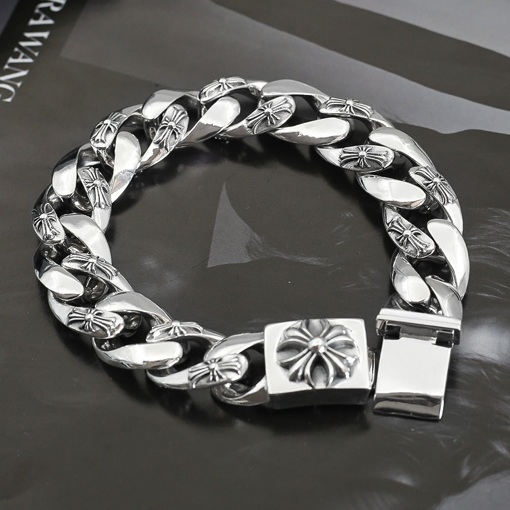 Martin Graham bracelet in polished metal-tone – main product view