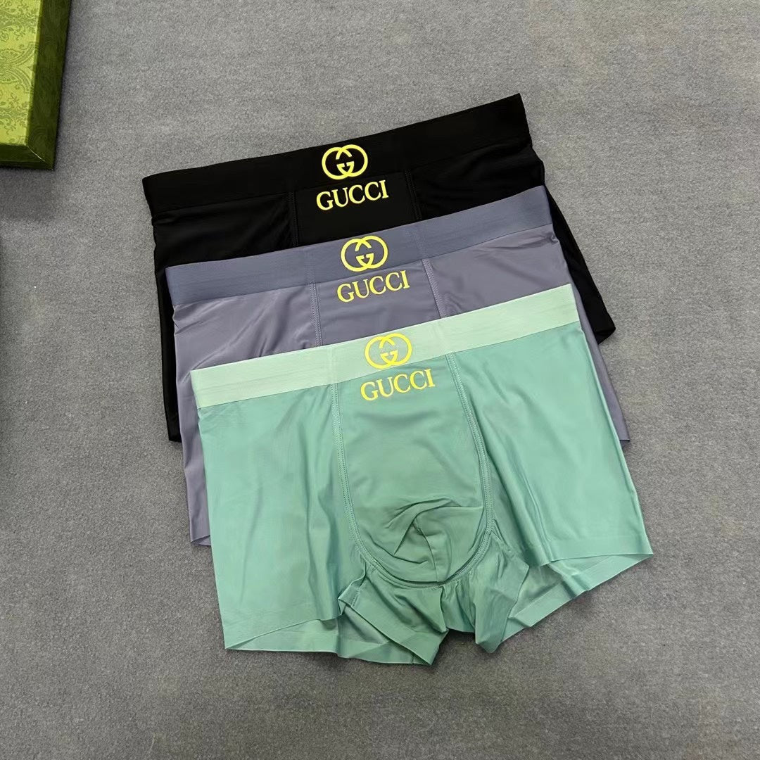 Gucci 91/9 Modal-Spandex Men's Boxer Briefs - 3-Piece Box - Sizes L-XXXL