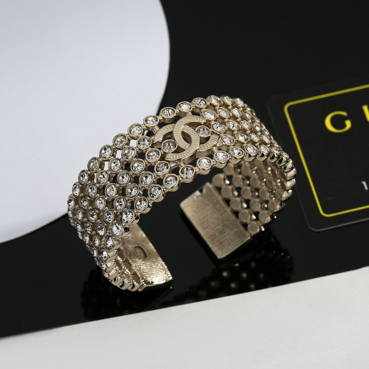 Martin Graham bangle in polished metal-tone – main product view