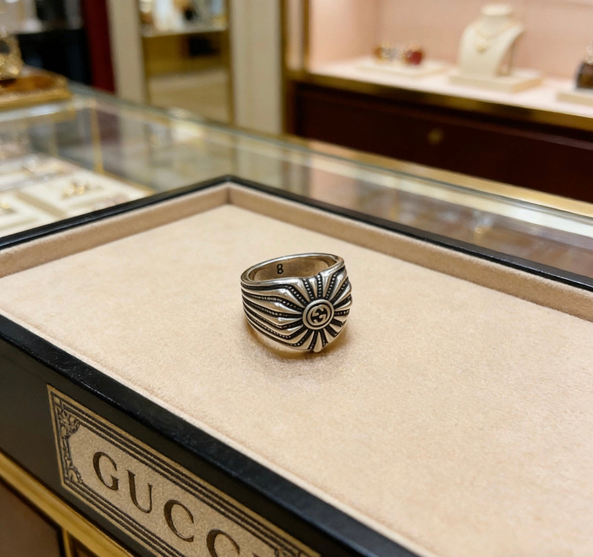 Martin Graham ring in polished metal-tone – main product view