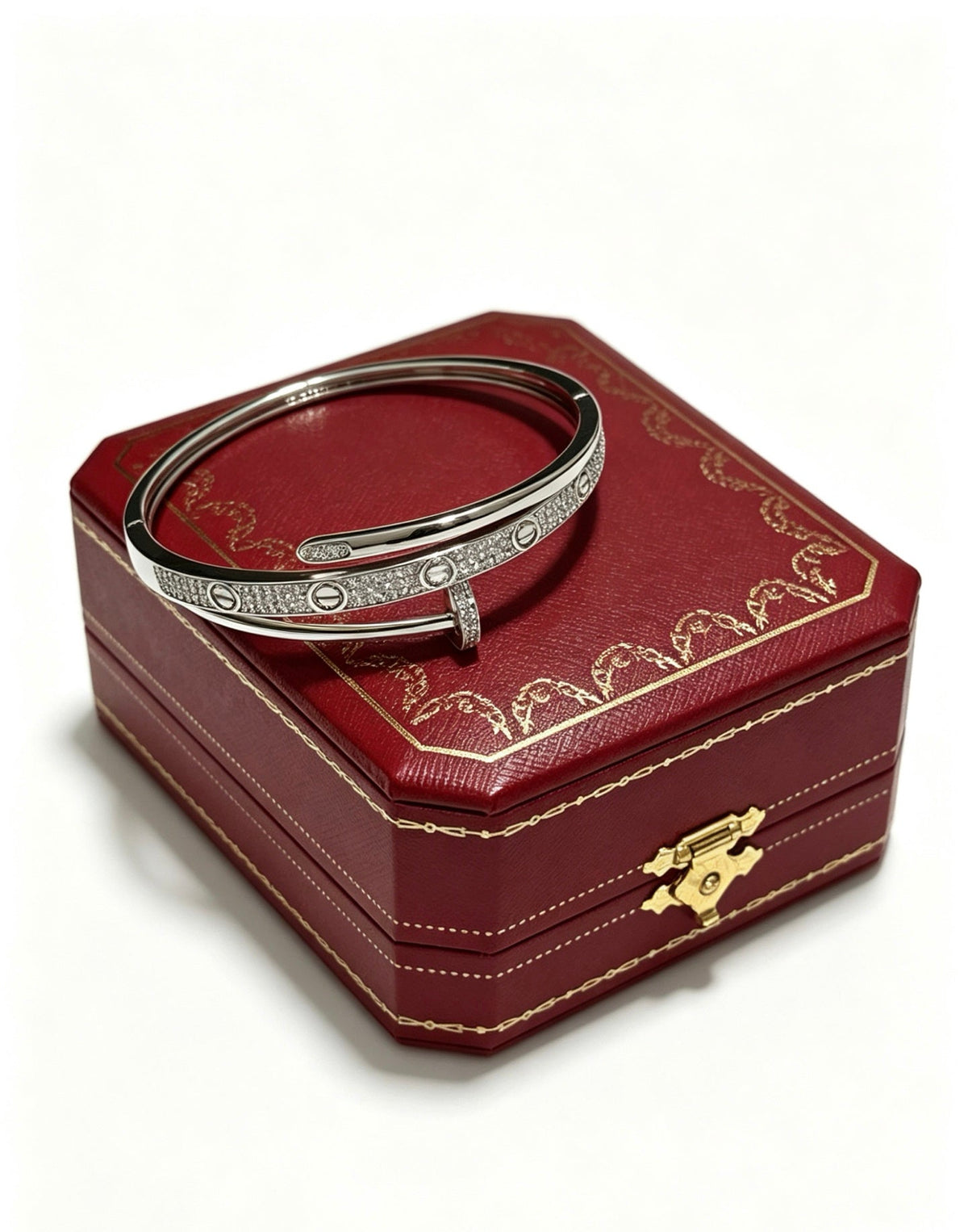 Martin Graham bracelet in polished metal-tone – front view