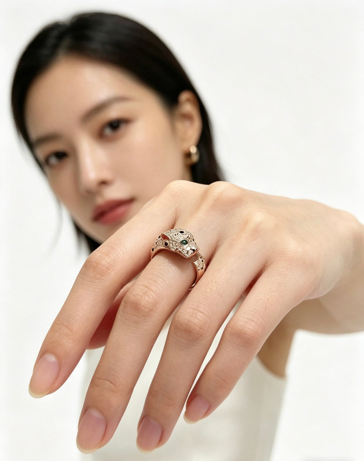 Martin Graham ring in polished metal-tone – front view