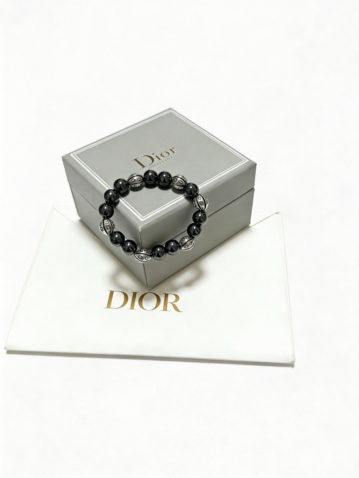 Martin Graham bracelet in polished metal-tone – front view