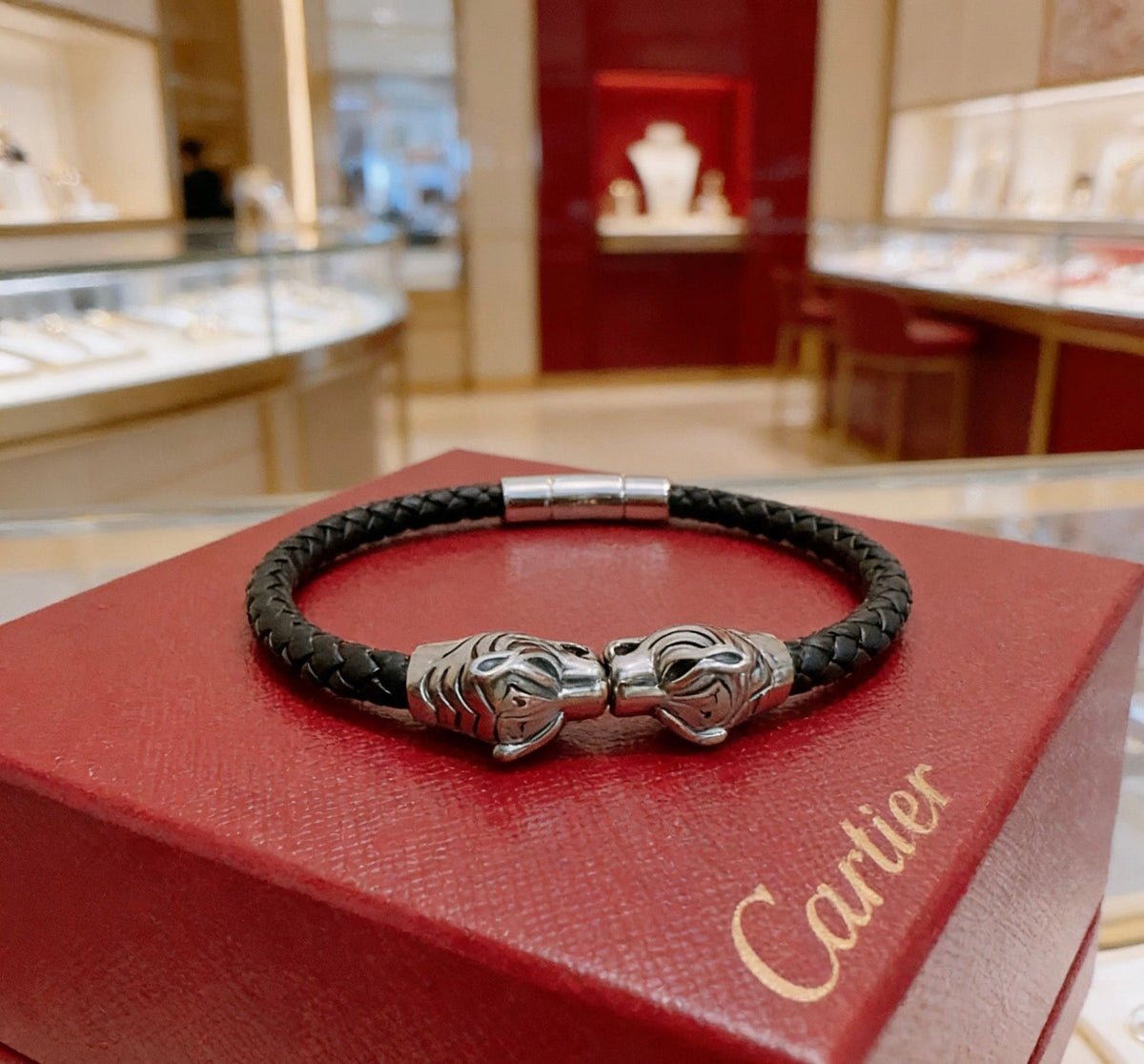 Martin Graham bracelet in polished metal-tone – front view