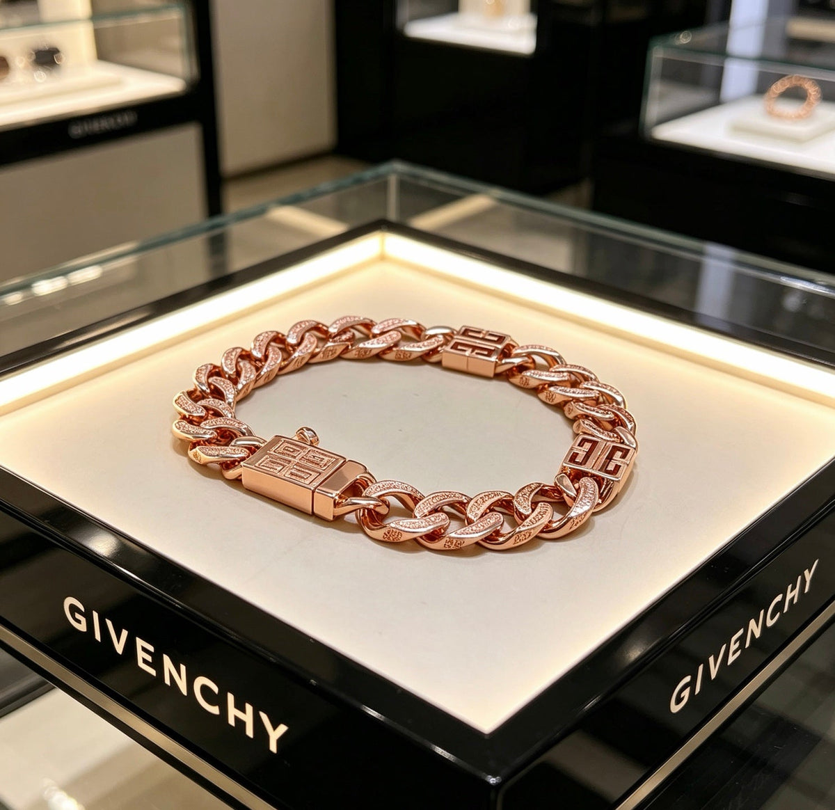 Martin Graham bracelet in polished metal-tone – front view