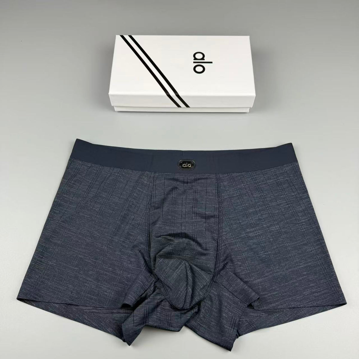 Alo Logo Detail Men's Boxer Briefs - 3-Piece Box