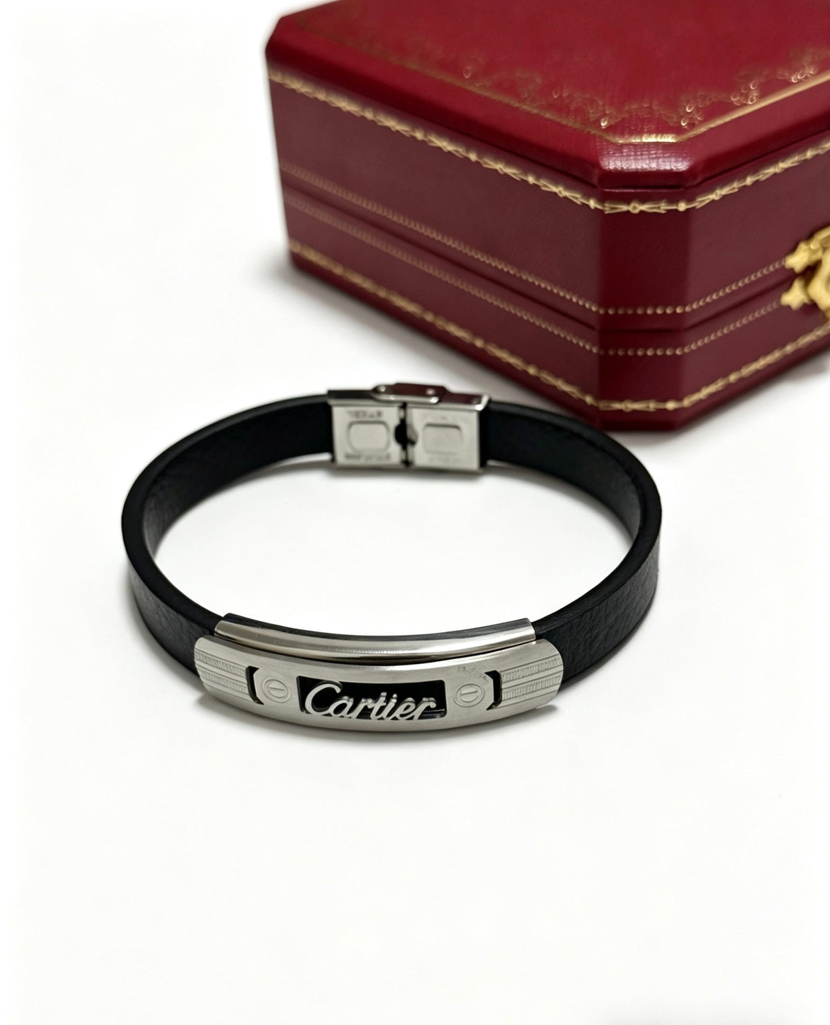 Martin Graham bracelet in polished metal-tone – front view
