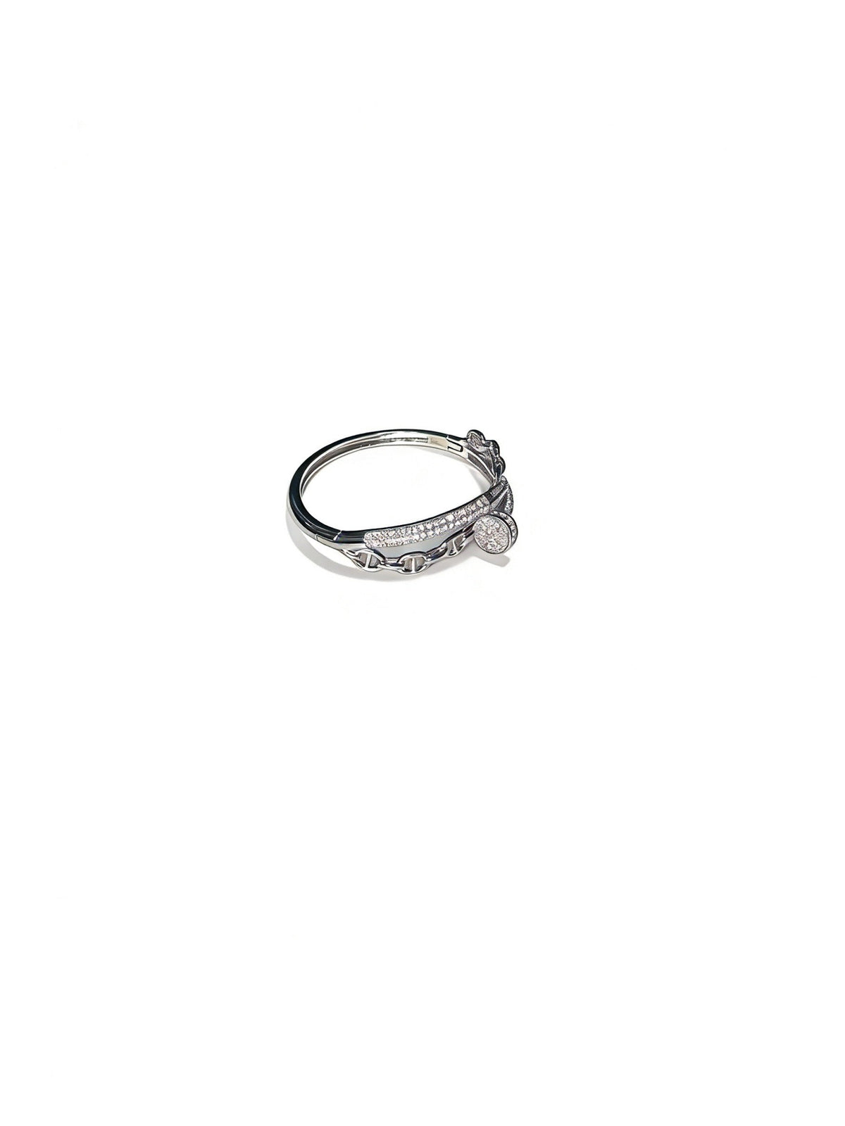 Martin Graham bracelet in polished metal-tone – front view