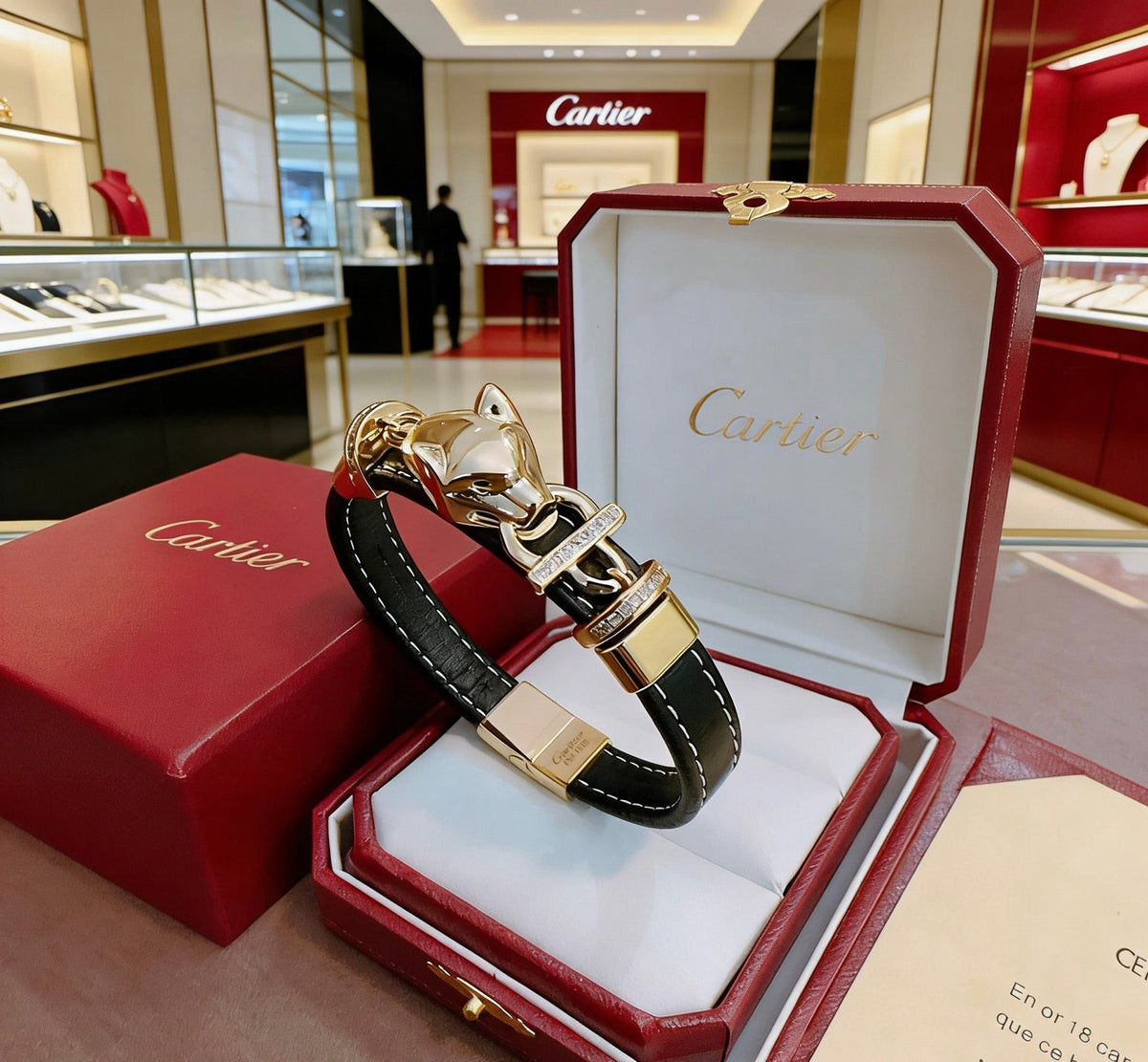 Martin Graham bracelet in polished metal-tone – front view