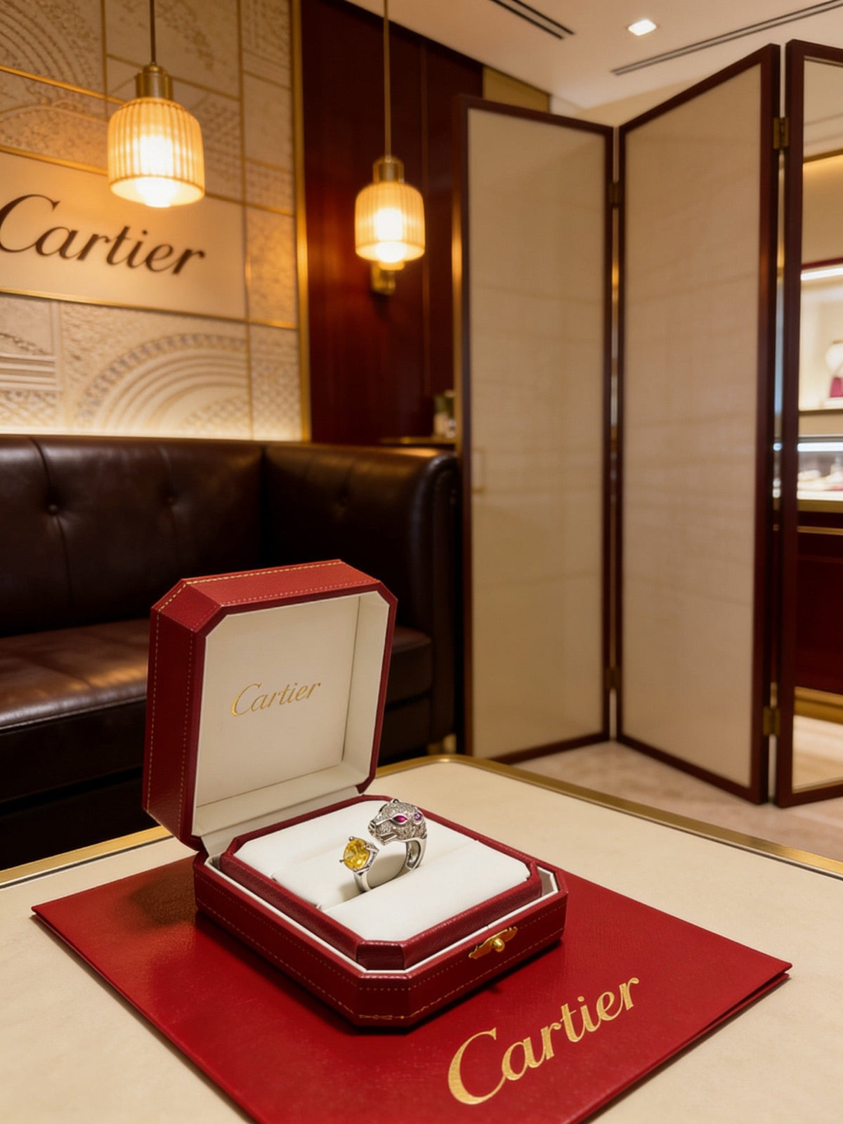 Martin Graham ring in polished metal-tone – front view