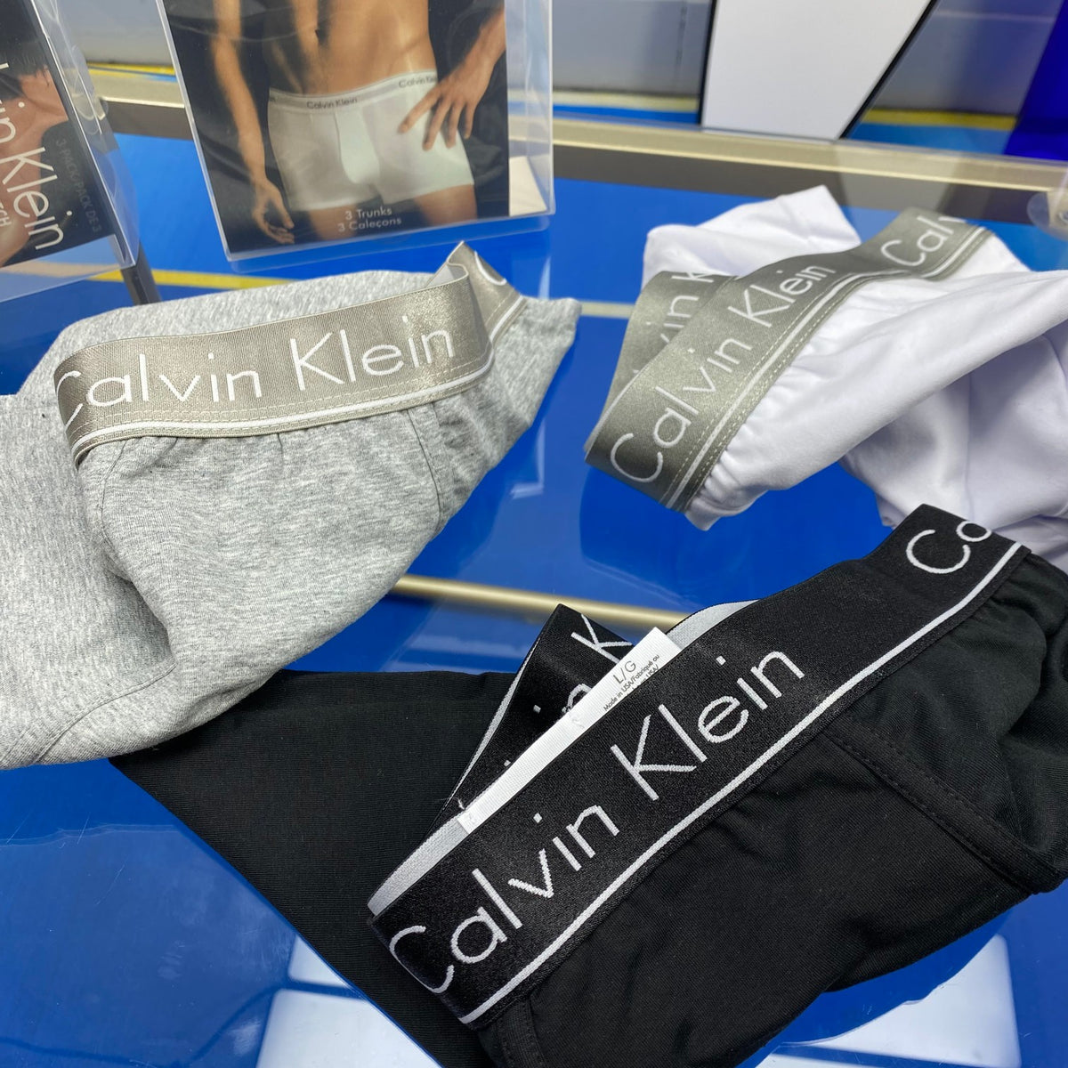 Calvin Klein Broad Logo Waistbands Men's Boxer Briefs