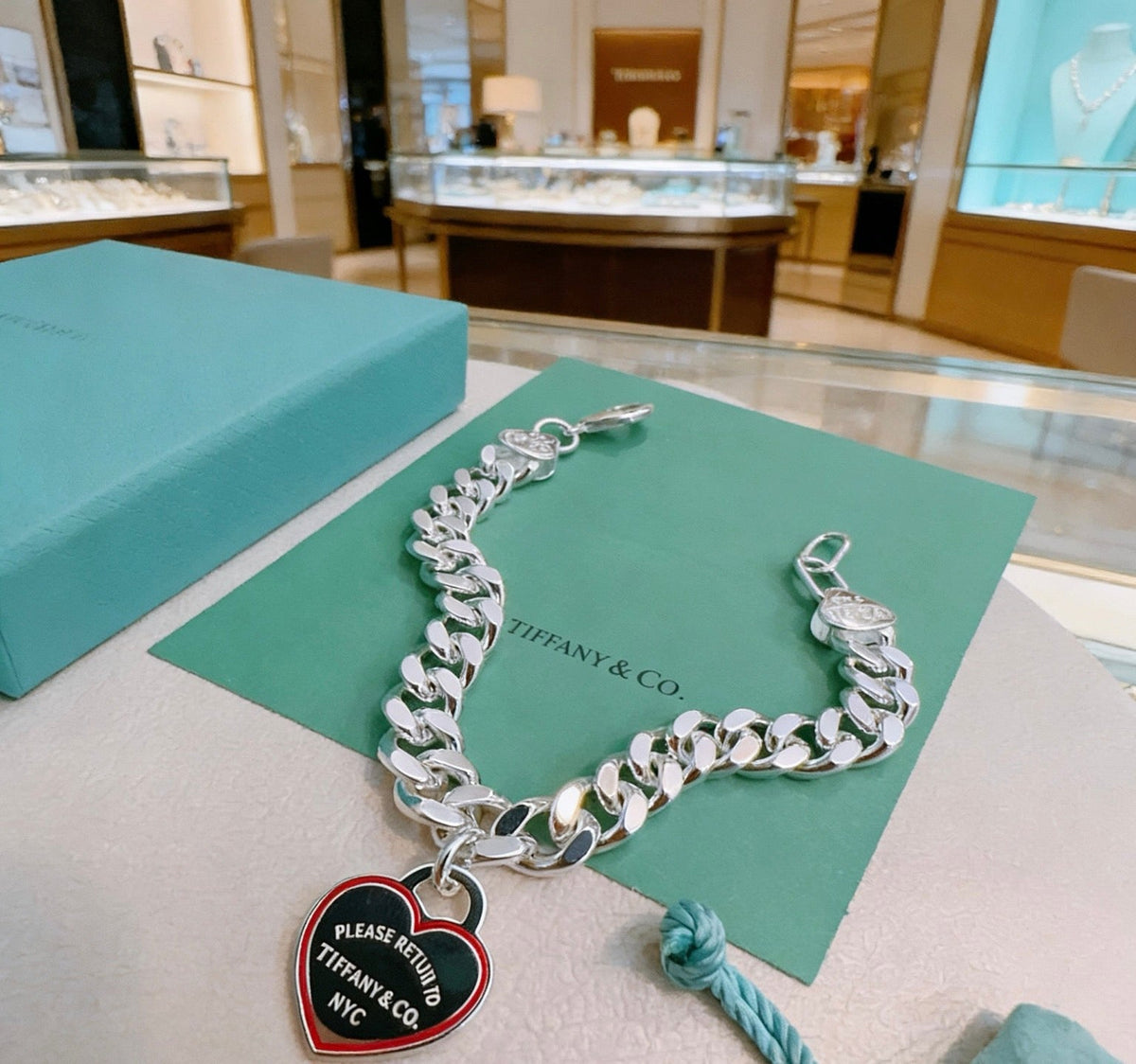 Martin Graham bracelet in polished metal-tone – front product view