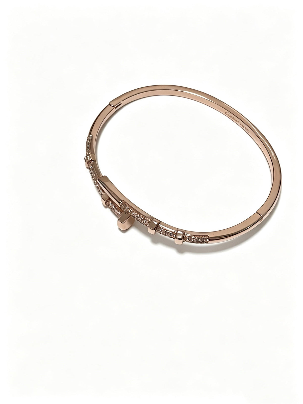 Martin Graham bracelet in polished metal-tone – front view