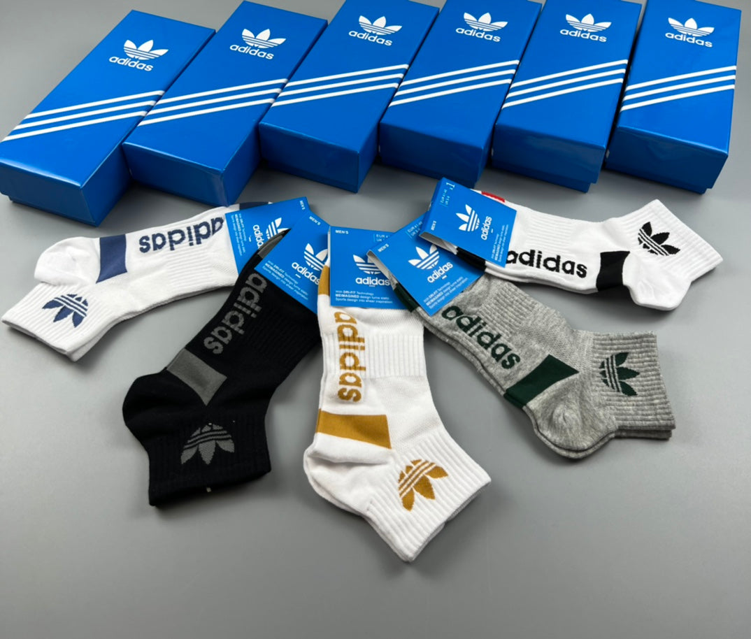 Adidas Cotton Breathable Socks – 5-Pair Pack