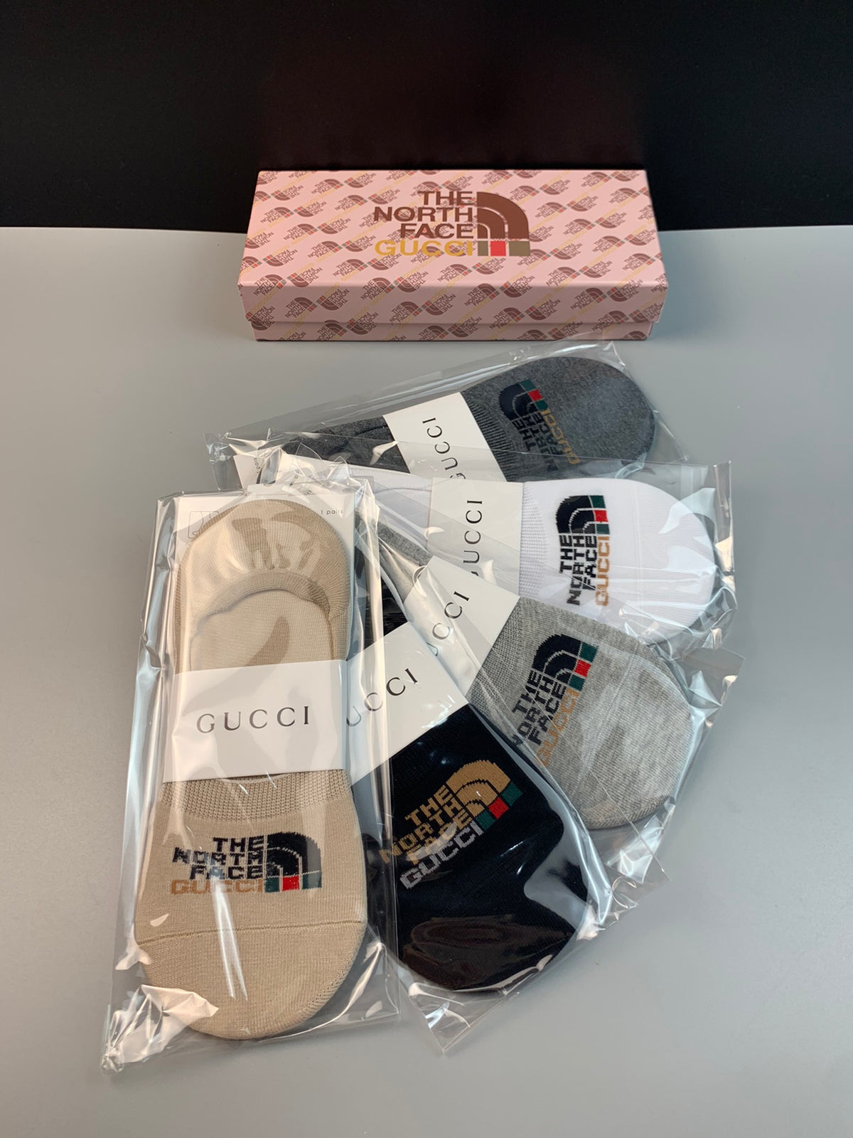 Gucci Cotton No-Show Socks - 5-Pair Set