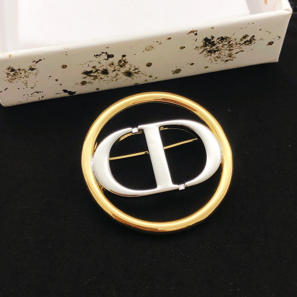 Martin Graham jewelry accessory in polished metal-tone – front view