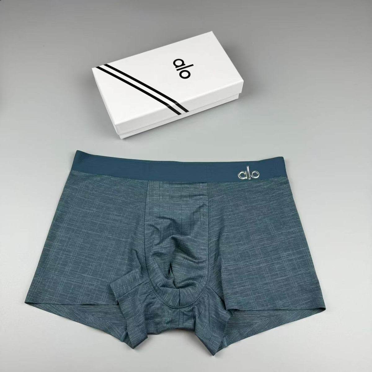 Alo Logo Detail Men's Boxer Briefs - 3-Piece Box