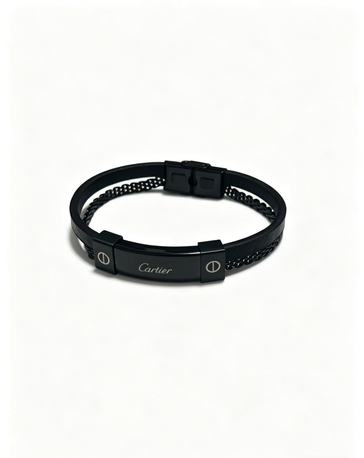 Martin Graham bracelet in polished metal-tone – front view