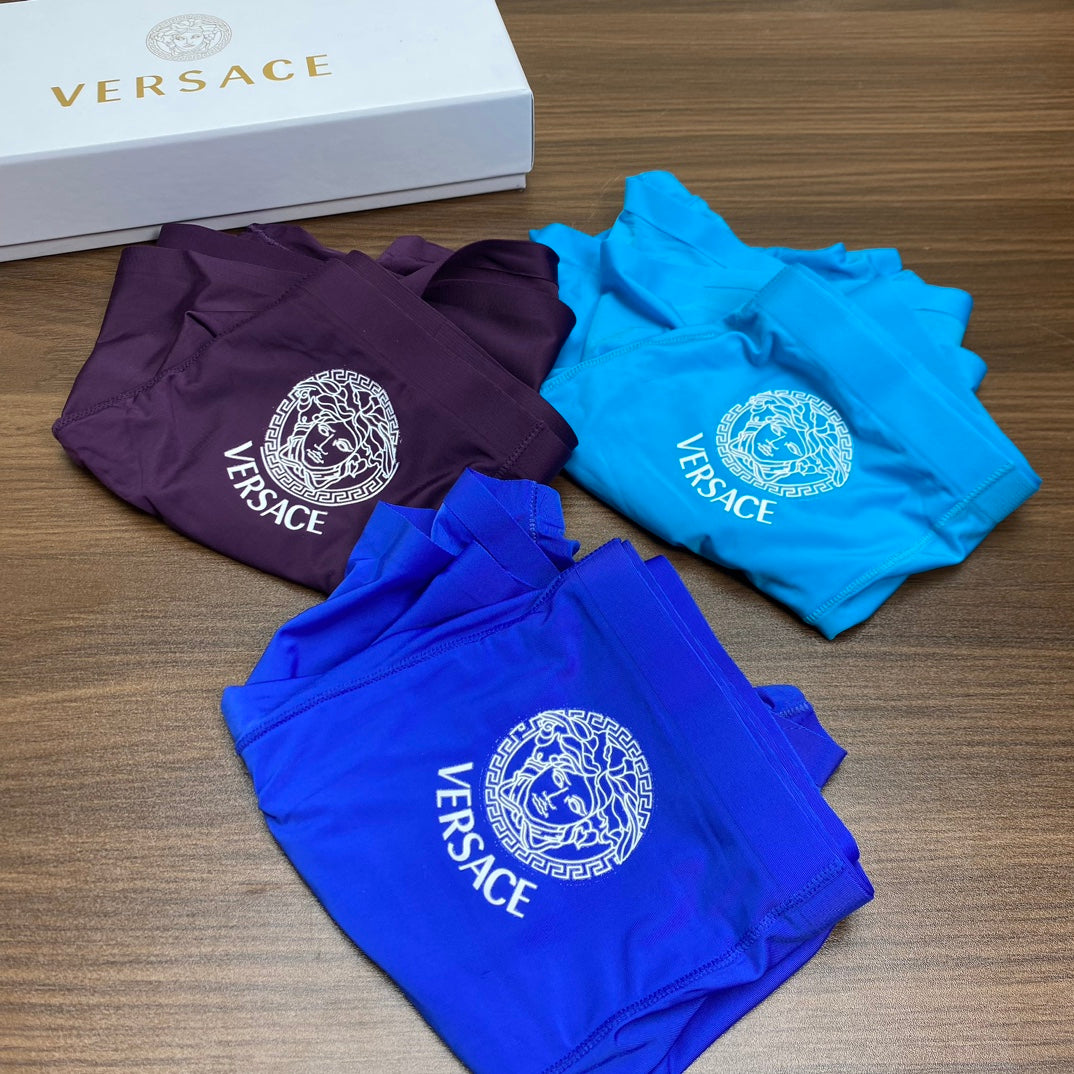Versace Crest Men's Trunk Underwear - 3-Piece Box