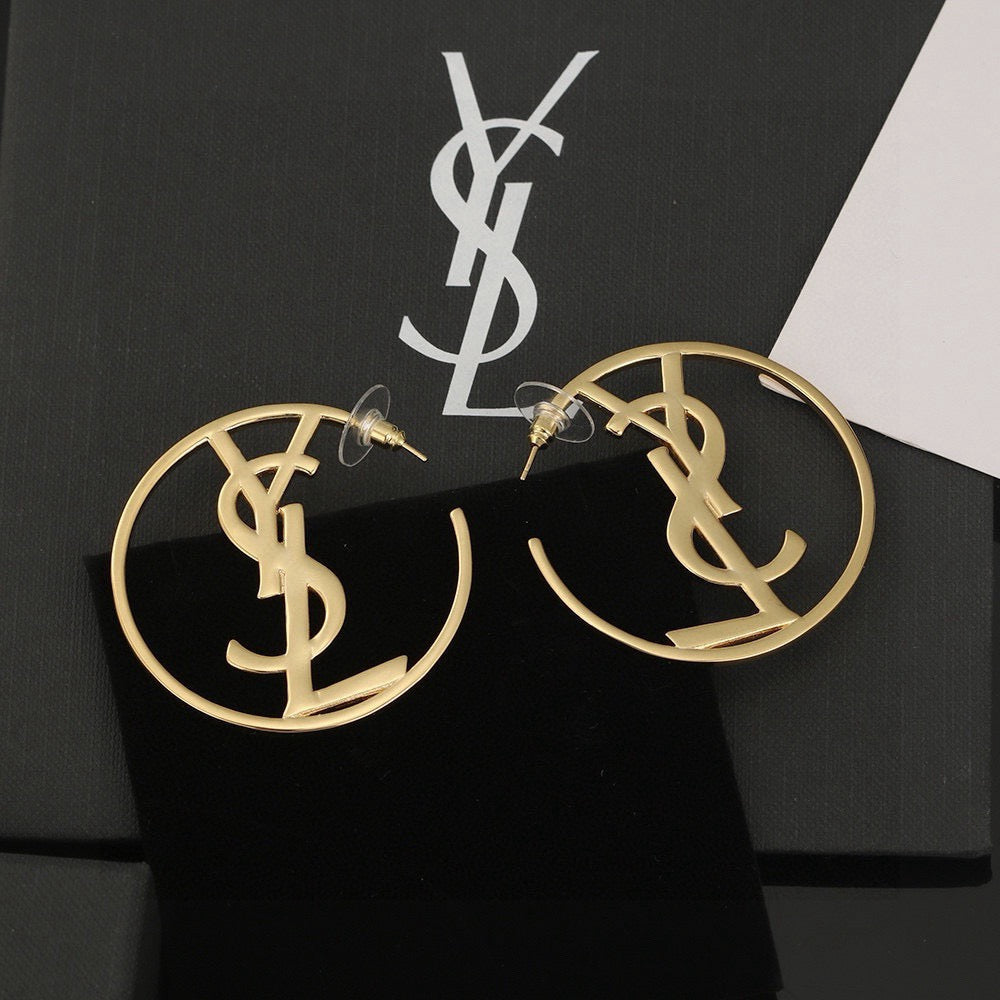 Martin Graham brooch in polished metal-tone – front product view