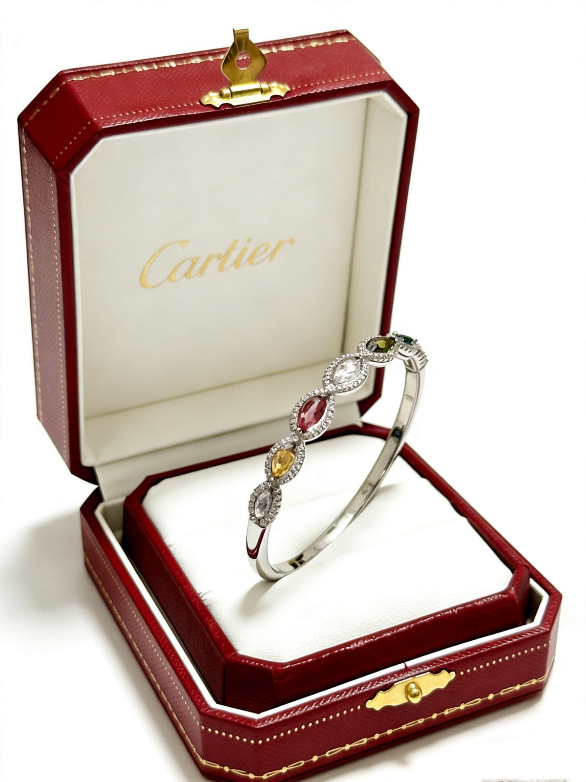 Martin Graham bracelet in polished metal-tone – front view