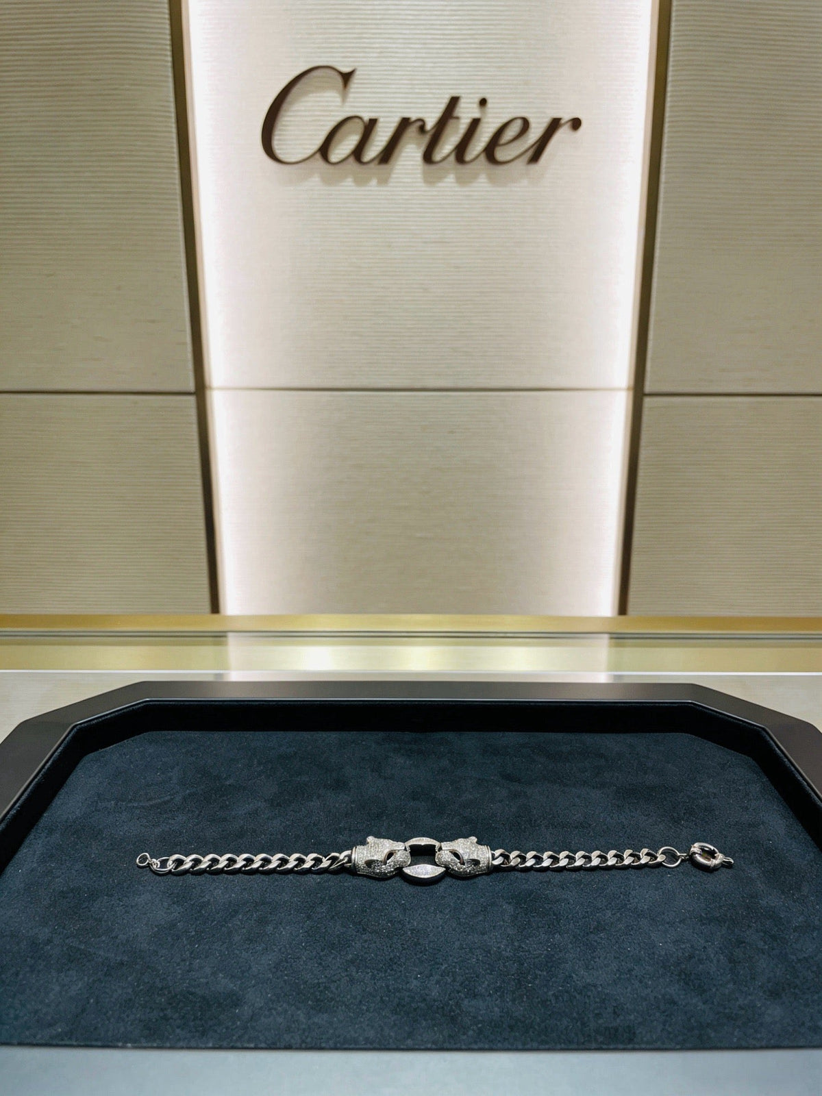 Martin Graham bracelet in polished metal-tone – front view